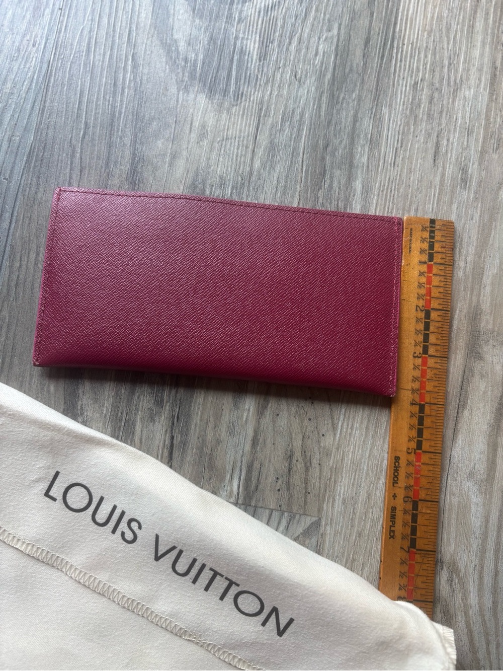 Louis Vuitton Raspberry Red Card Holder - Picture 4 of 4